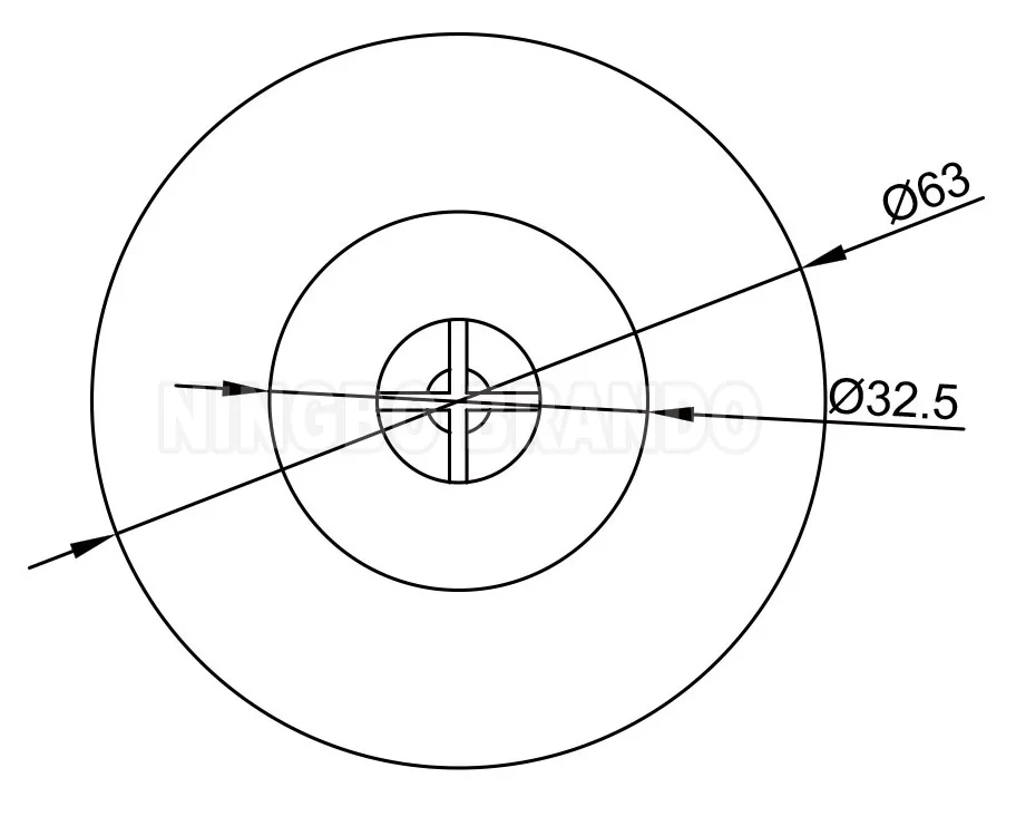 Main Dimension of M/D20 Diaphragm