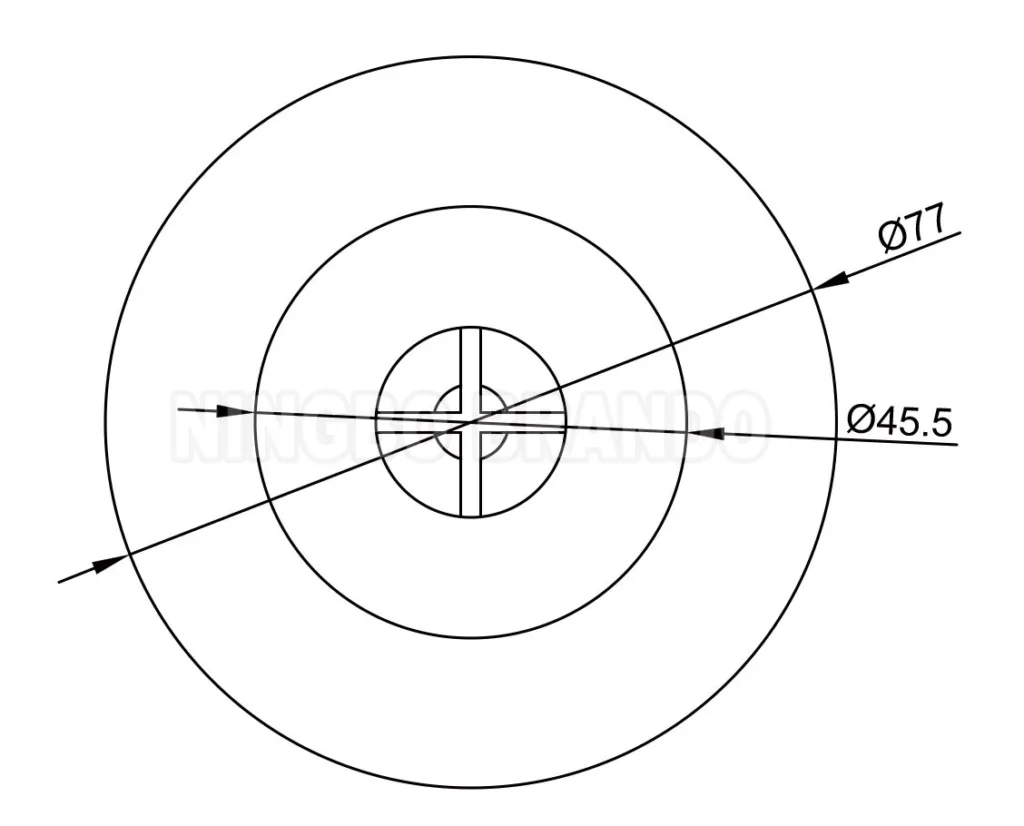 Main Dimension of M/D25 Diaphragm